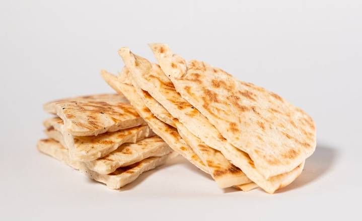 Crispy Pita Bread served hot and fresh with your meal at Glenny Kebabs