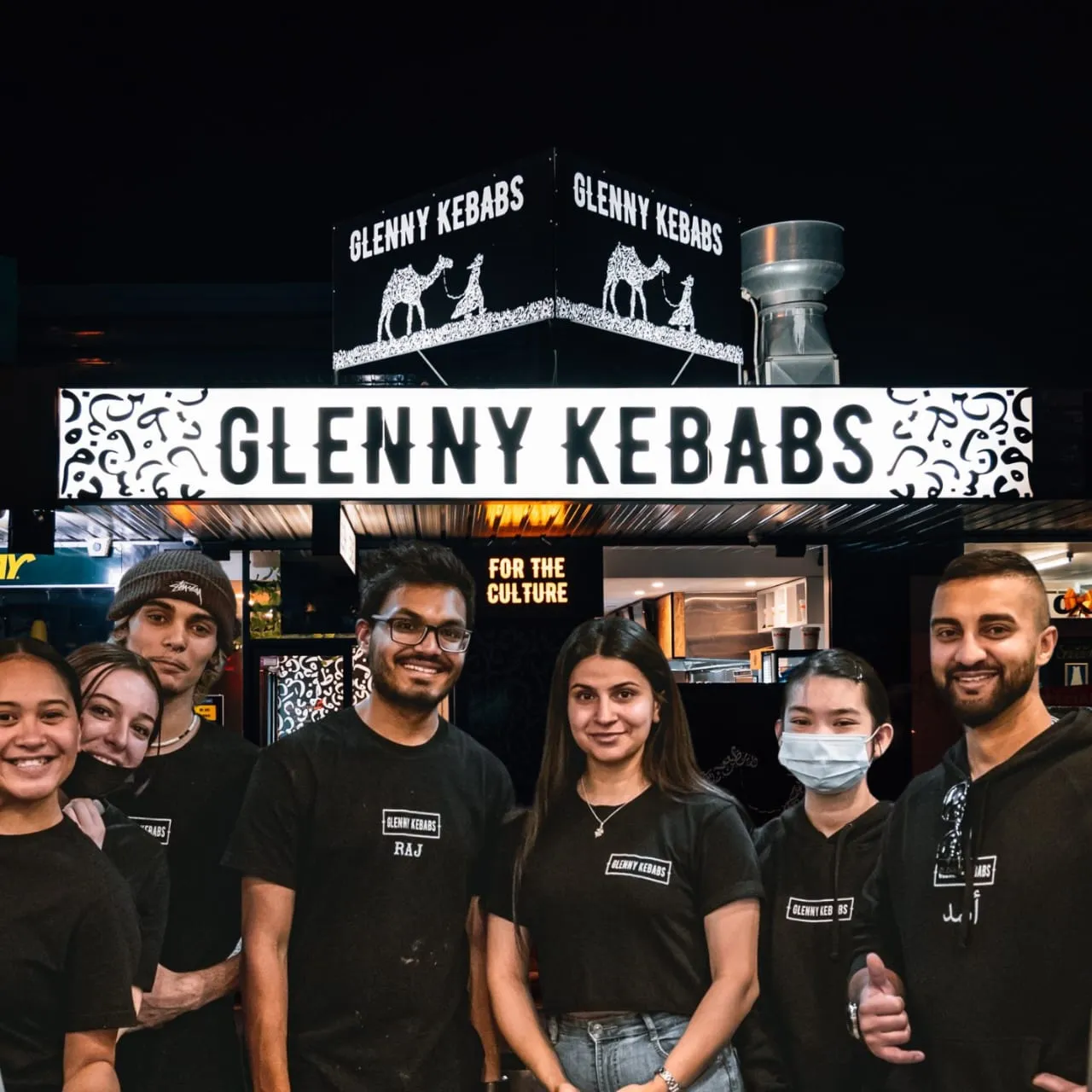 Glenny Kebabs' delicious grilled kebabs served with fresh salad